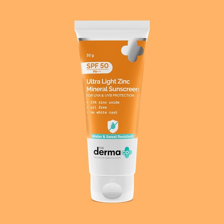 The Derma Co Ultra Light Zinc Mineral Sunscreen: