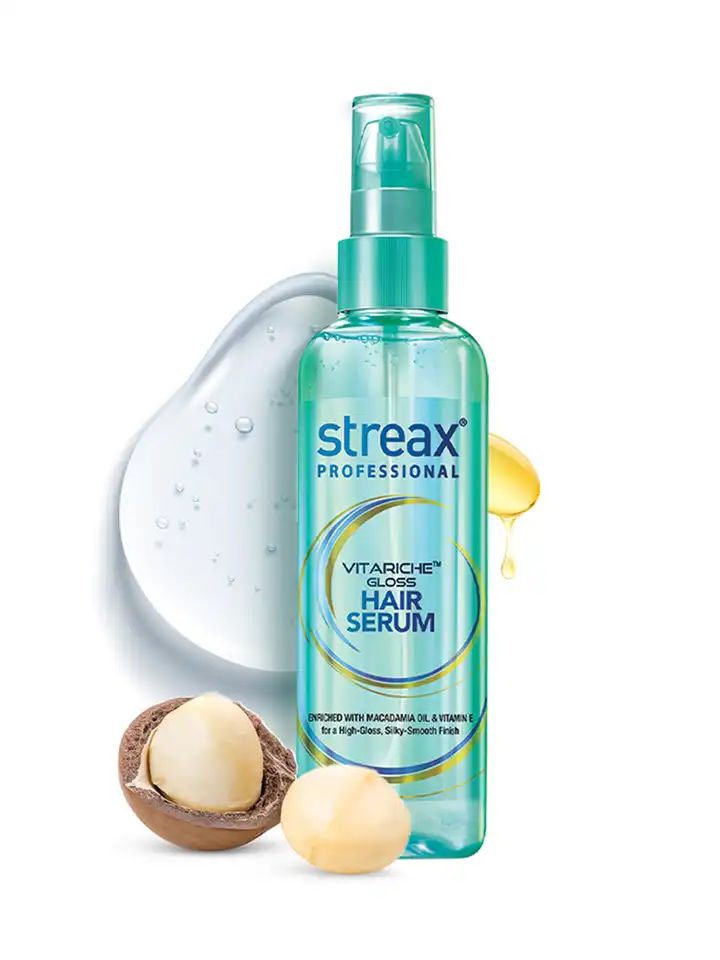 Streax vitariche gloss hair serum review 