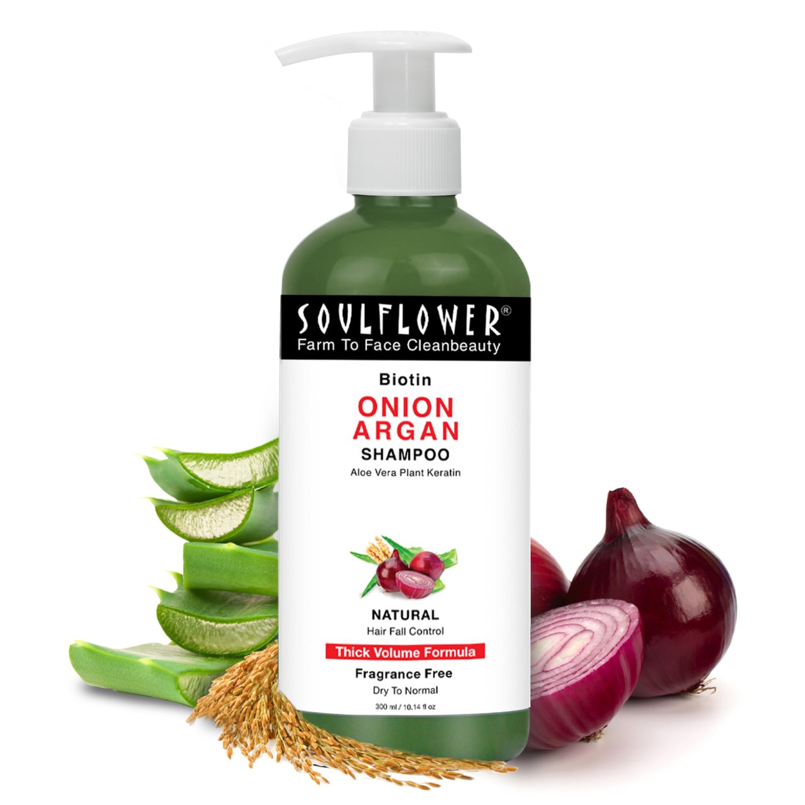 Soulflower Onion Biotin Shampoo