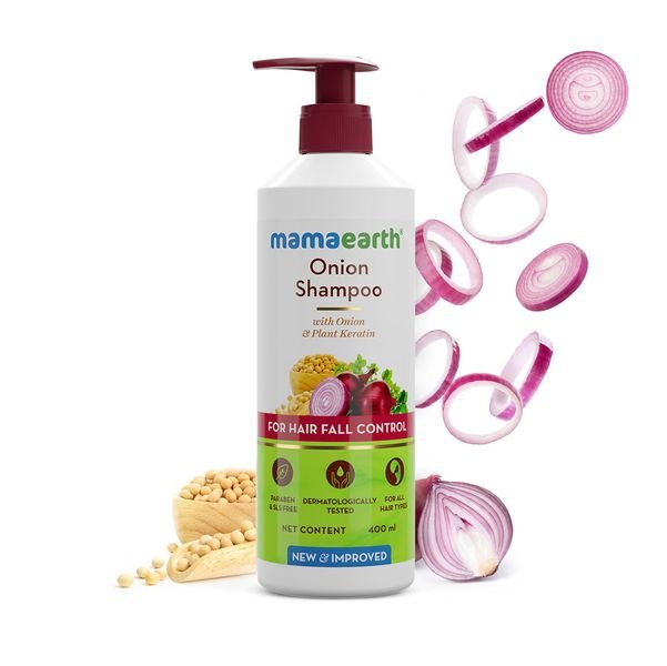 Mamaearth onion shampoo